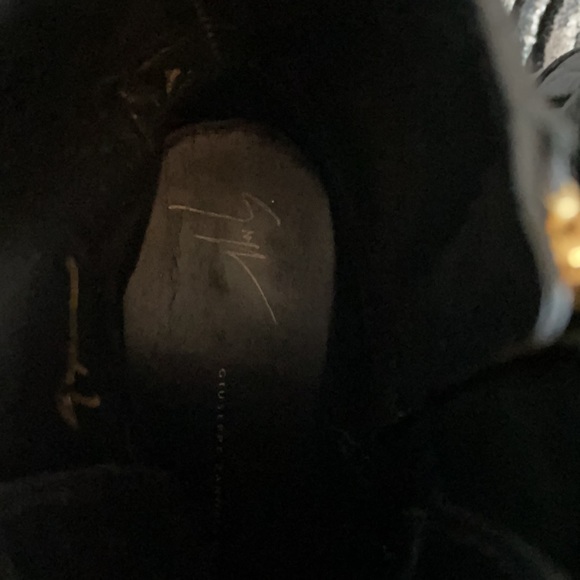 Giuseppe Zanotti design black boot SZ 39.5 - Picture 5 of 8
